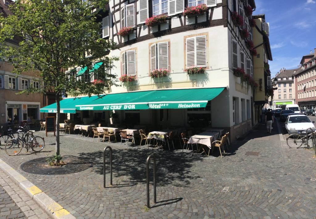 Logis Hotel Restaurant Au Cerf D'Or Strasbourg Exterior photo