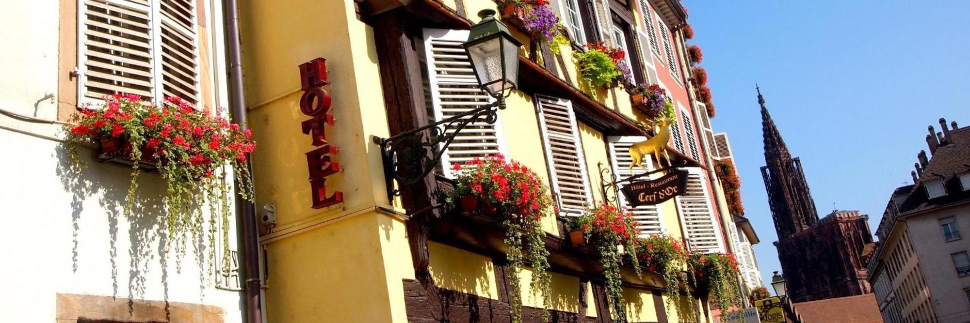 Logis Hotel Restaurant Au Cerf D'Or Strasbourg Exterior photo