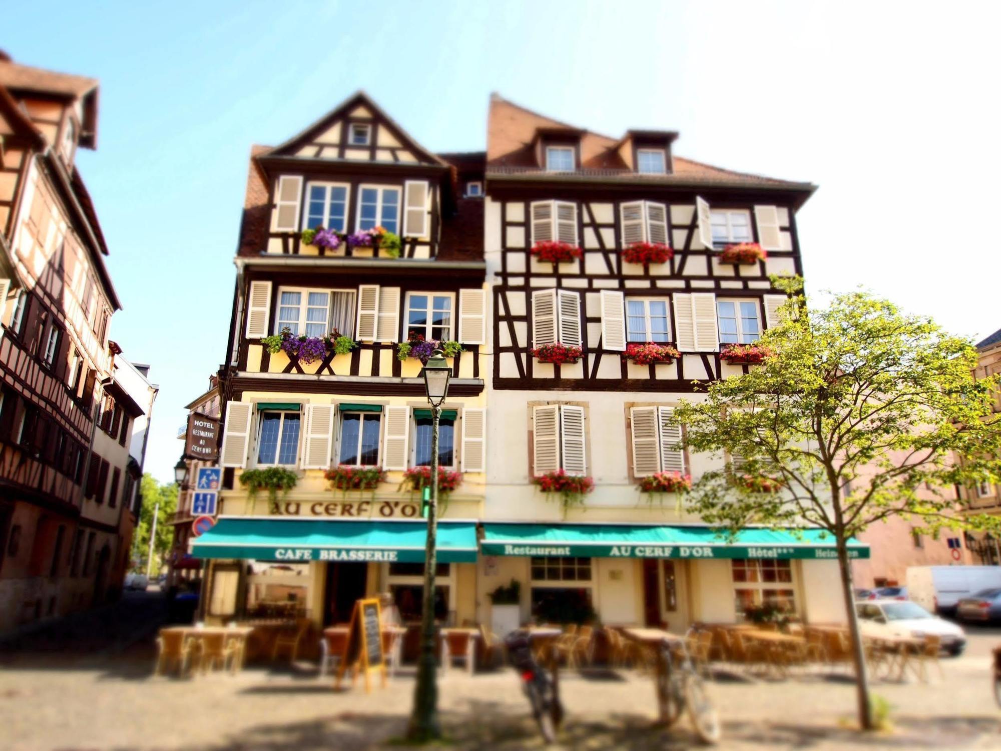 Logis Hotel Restaurant Au Cerf D'Or Strasbourg Exterior photo