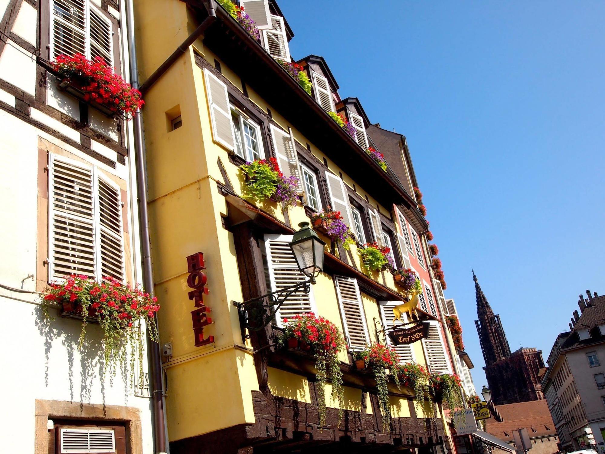 Logis Hotel Restaurant Au Cerf D'Or Strasbourg Exterior photo